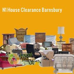 N1 house clearance Barnsbury