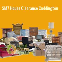 SM7 house clearance Cuddington