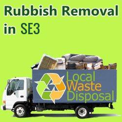 rubbish removal in SE3