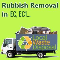 rubbish removal in EC, EC1...