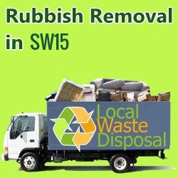 rubbish removal in SW15