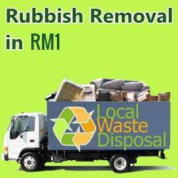 rubbish removal in RM1