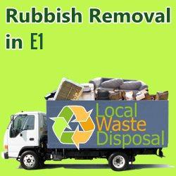 rubbish removal in E1