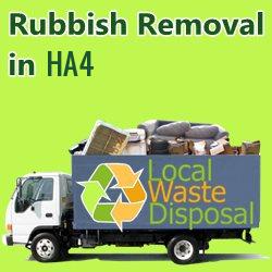 rubbish removal in HA4