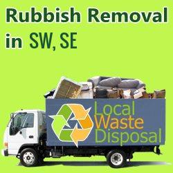 rubbish removal in SW, SE
