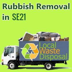 rubbish removal in SE21